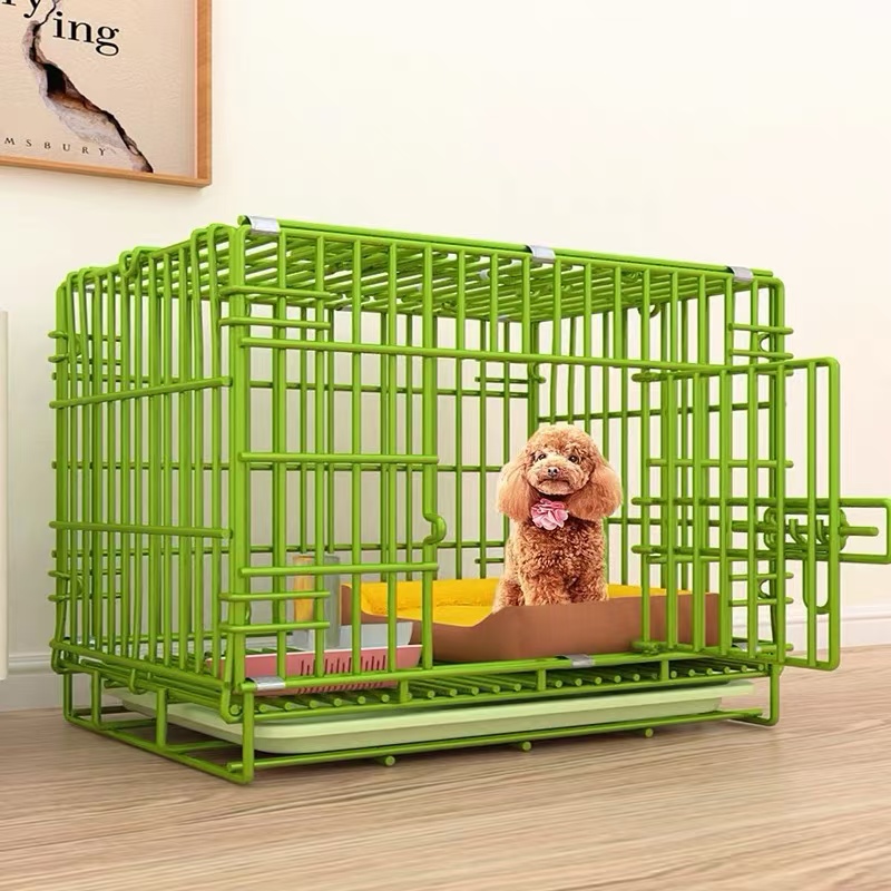 加粗折叠式宠物狗笼室内小型犬运输笼狗窝