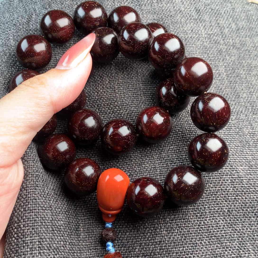 小叶紫檀手串/手链浅***夏