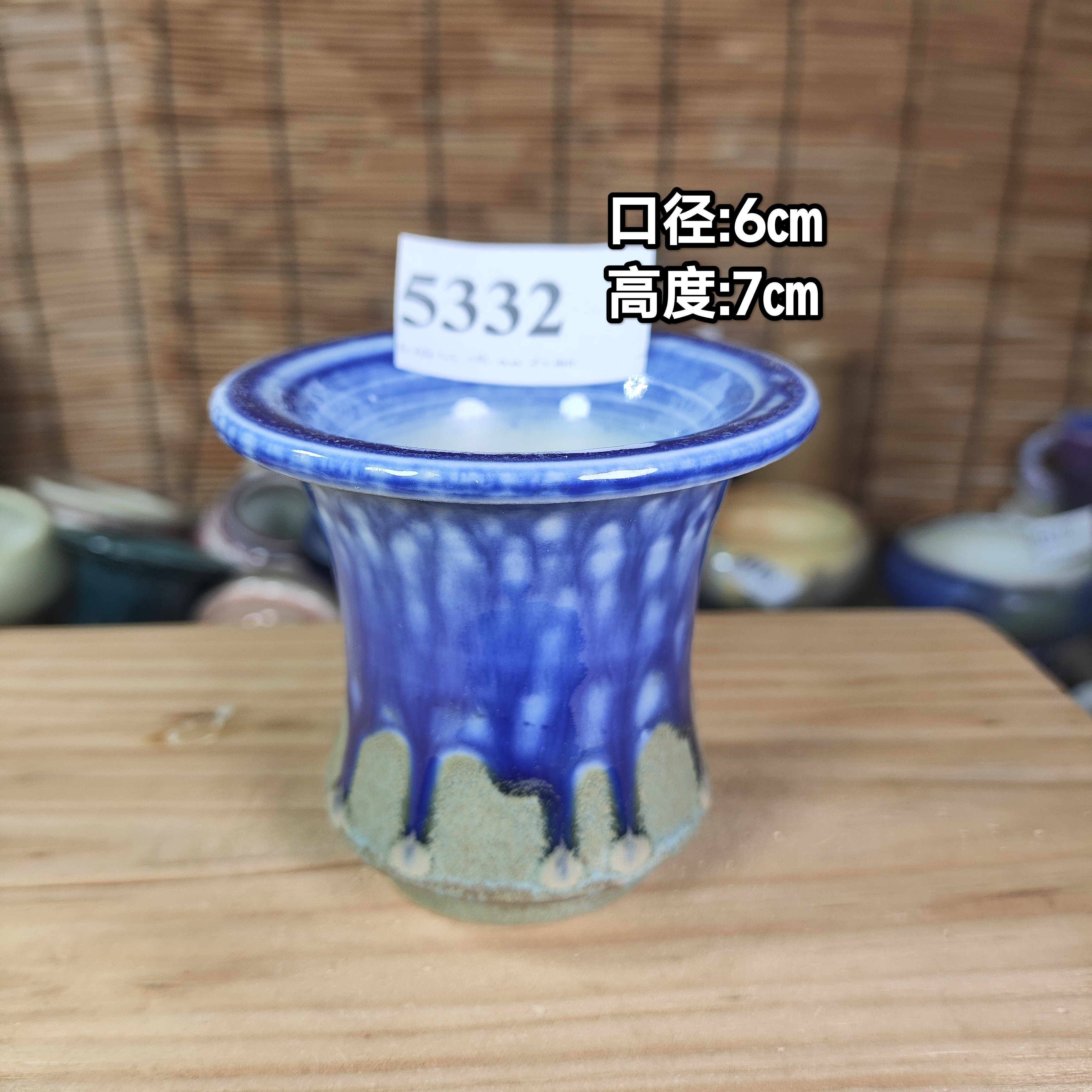 手工创意多肉花盆摆件迷你多肉花盆景德镇纯手工制做