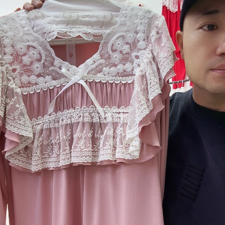 三醋酯纤维宫廷风家居服