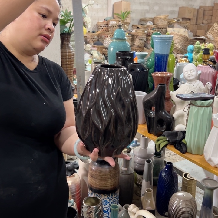 瓶高度25厘米口径7厘米微瑕捡漏