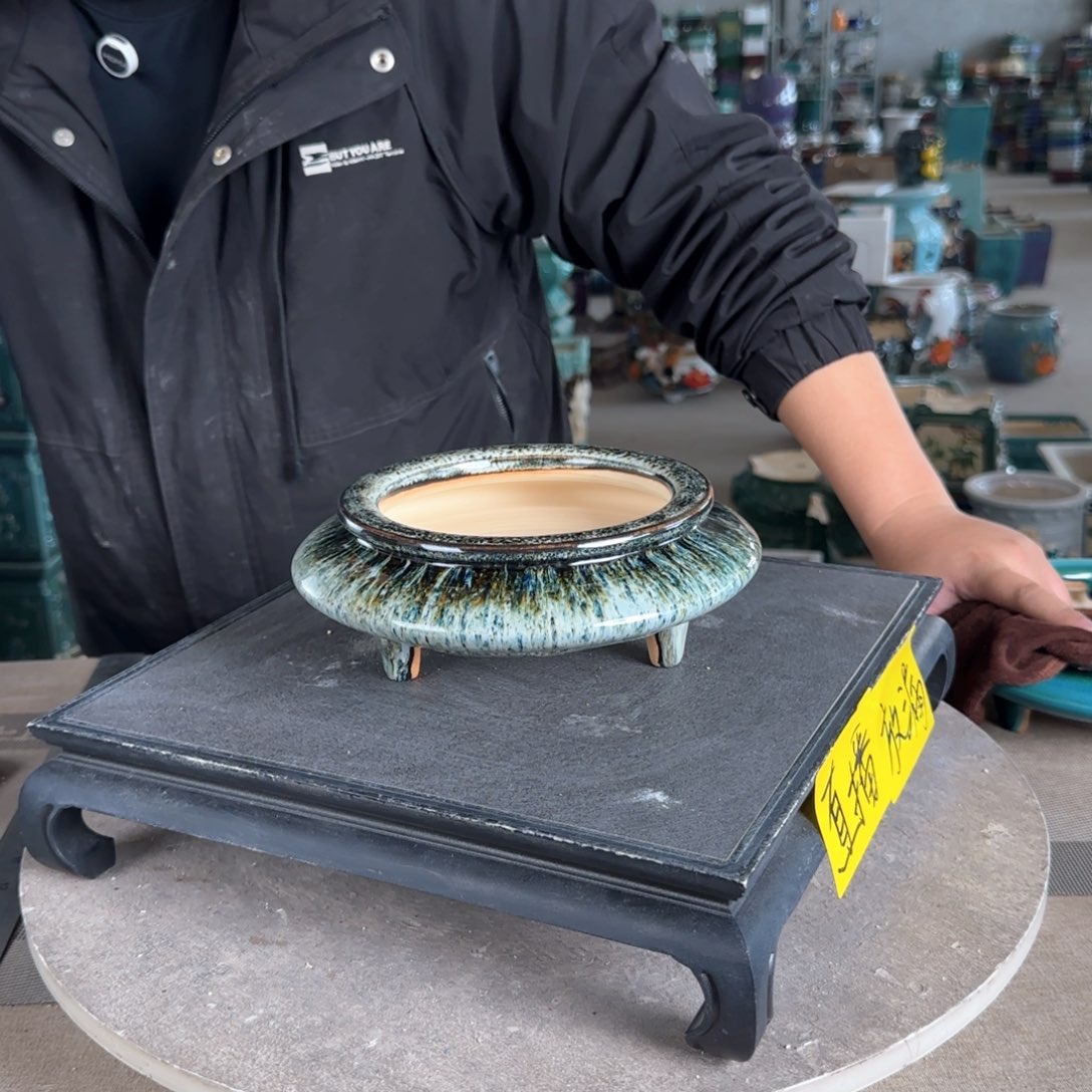 陶。一风堂石湾花盆 