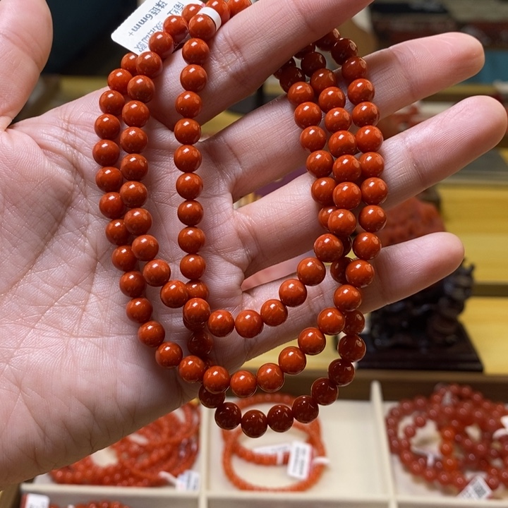 未镶嵌卡6+南红玛瑙