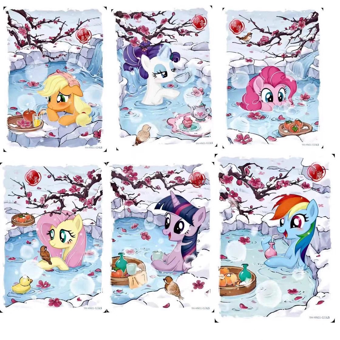 新年礼盒小马卡牌吧唧立牌周边（代拆）