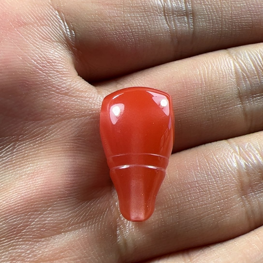 未镶嵌桶珠南红玛瑙