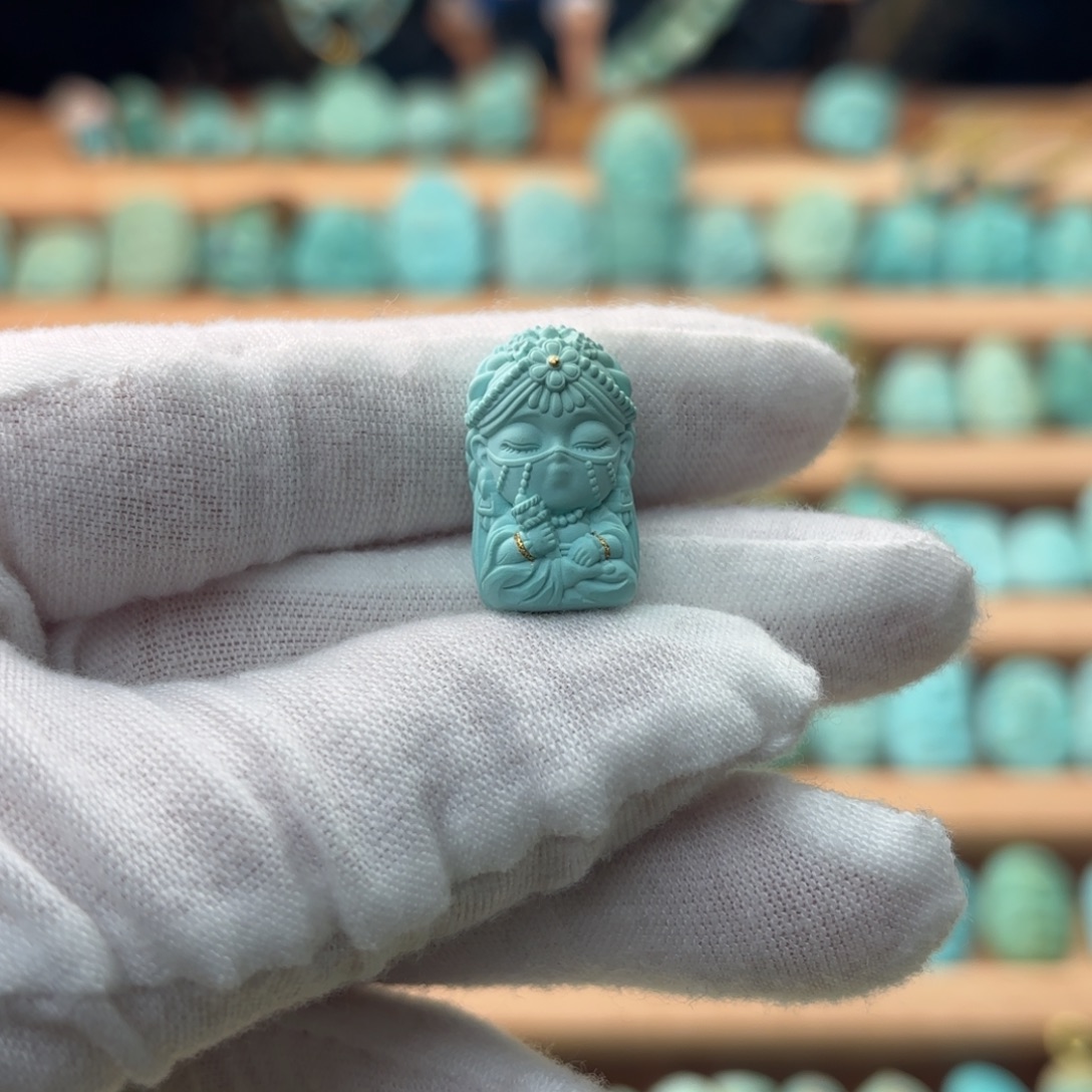 绿松石未镶嵌配饰