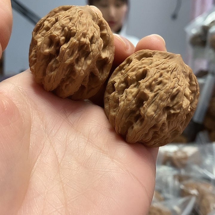 文玩核桃把件38.5虎头