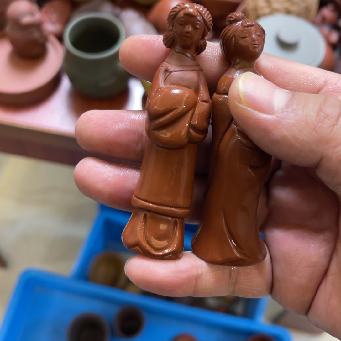 紫砂茶宠紫砂瑕疵