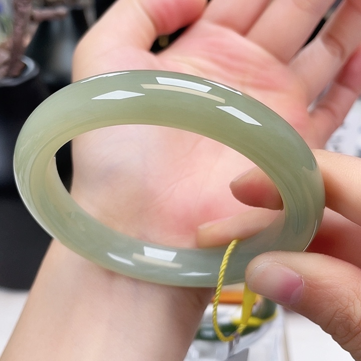 和田玉手镯5758未镶嵌