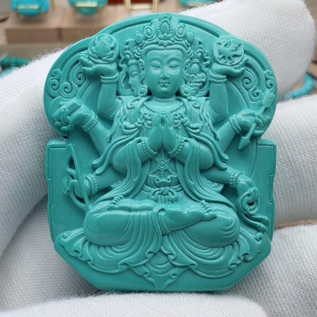 绿松石未镶嵌珠宝奇石