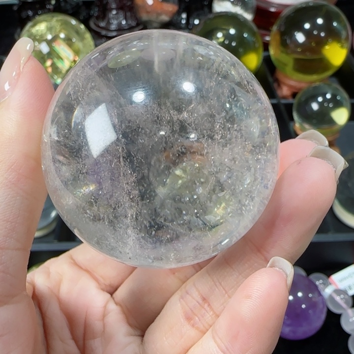 水晶天然水晶球A33未镶嵌天然5.3公分