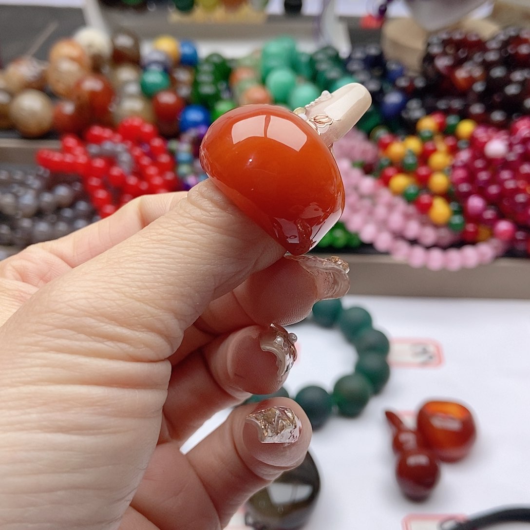 【闪购商品】玛瑙/玉髓手链未镶嵌余*