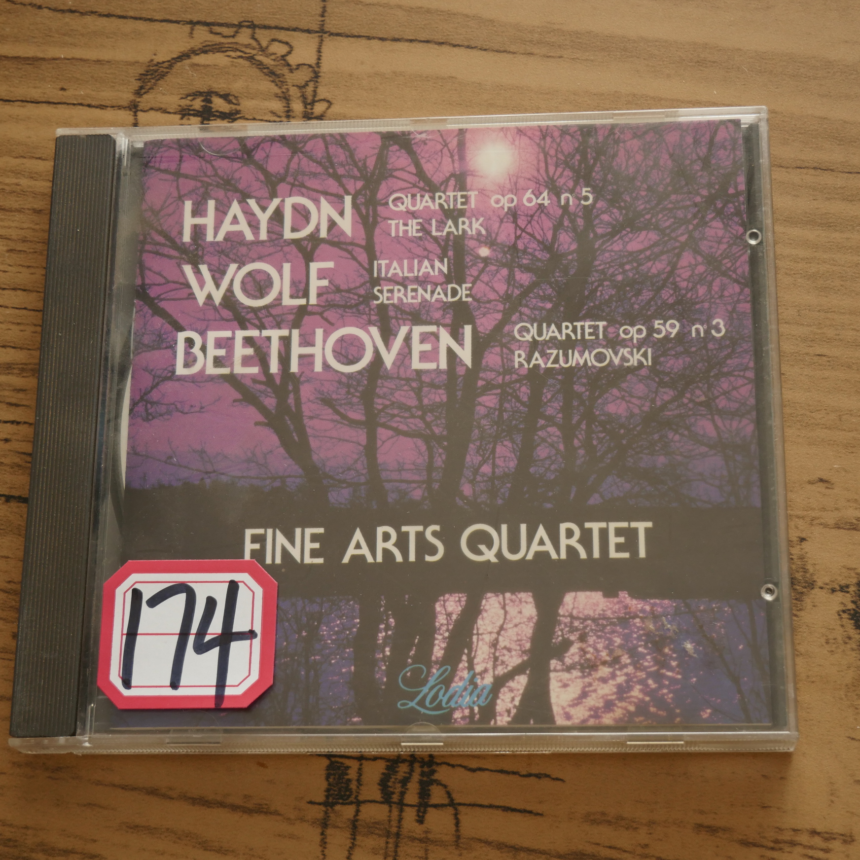 海顿 贝多芬 四重奏 复刻版 前后封面彩色复印