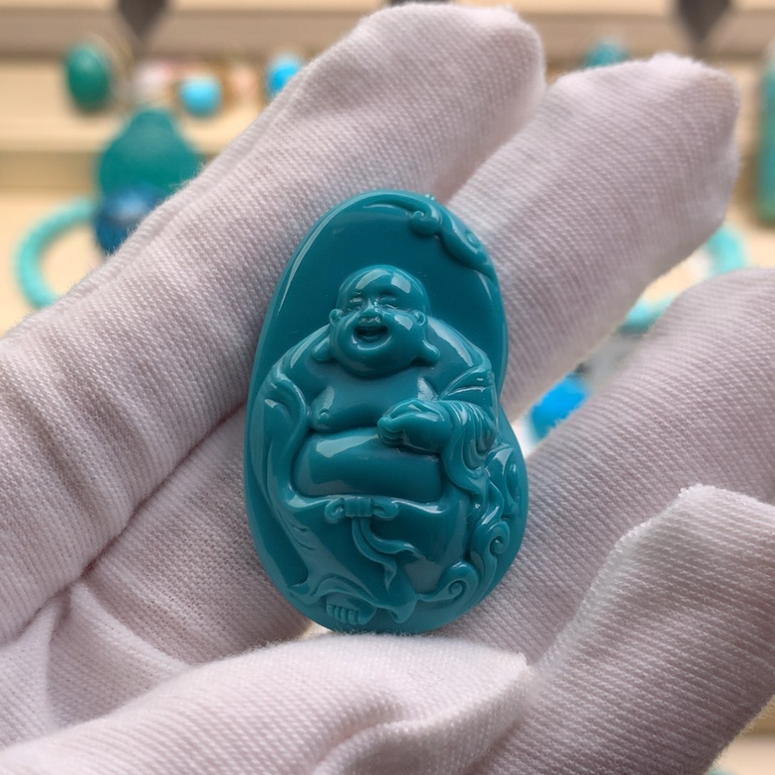 未镶嵌绿松石珠宝奇石