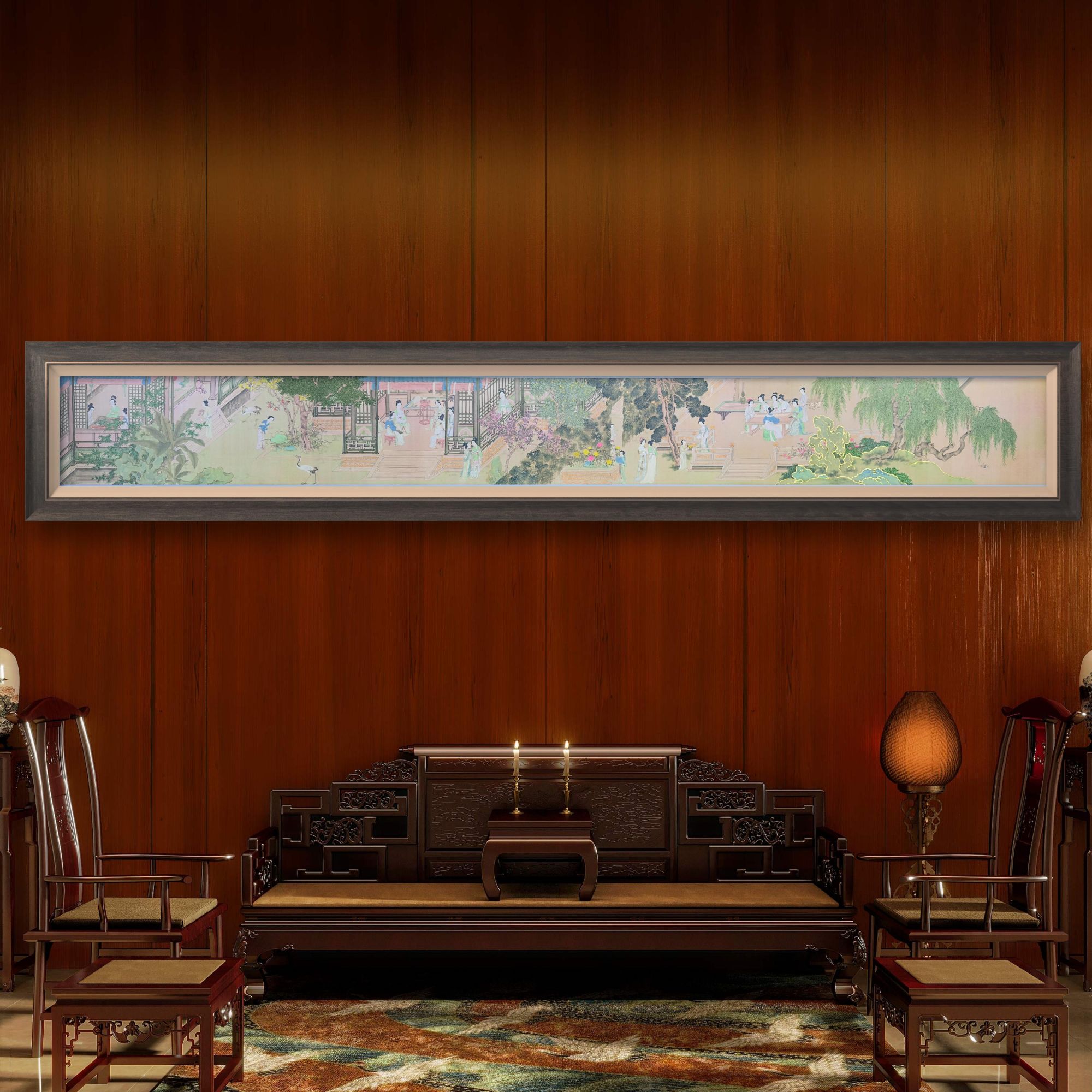 李长文老师原创作品《汉宫春晓图》