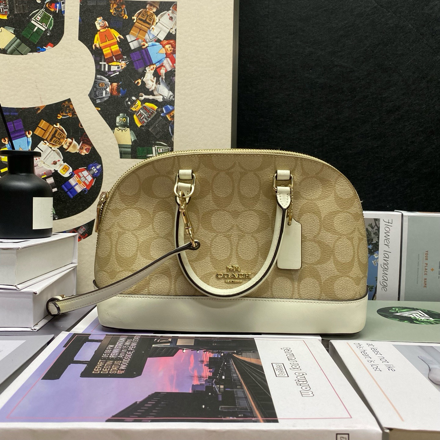 95新 COACH/蔻驰 22687斜挎包26*18