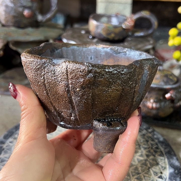 新店开业福利手工粗陶高温