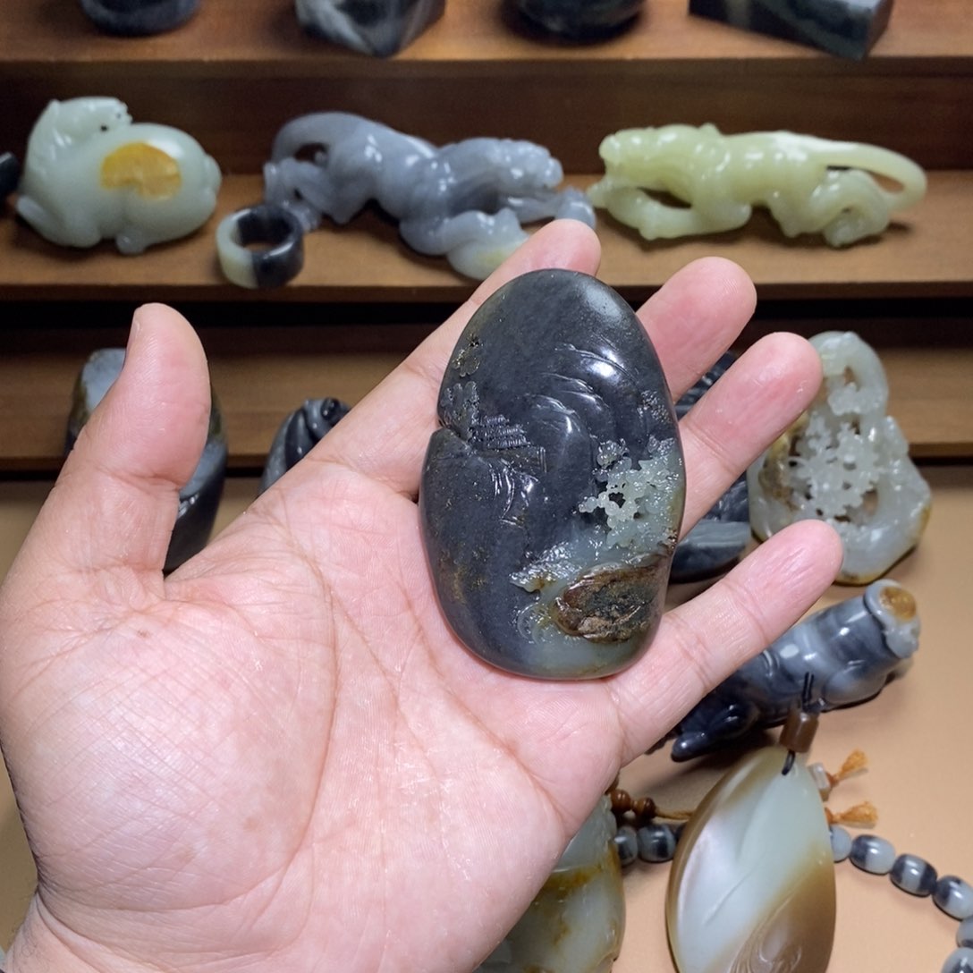 未镶嵌和田玉把件