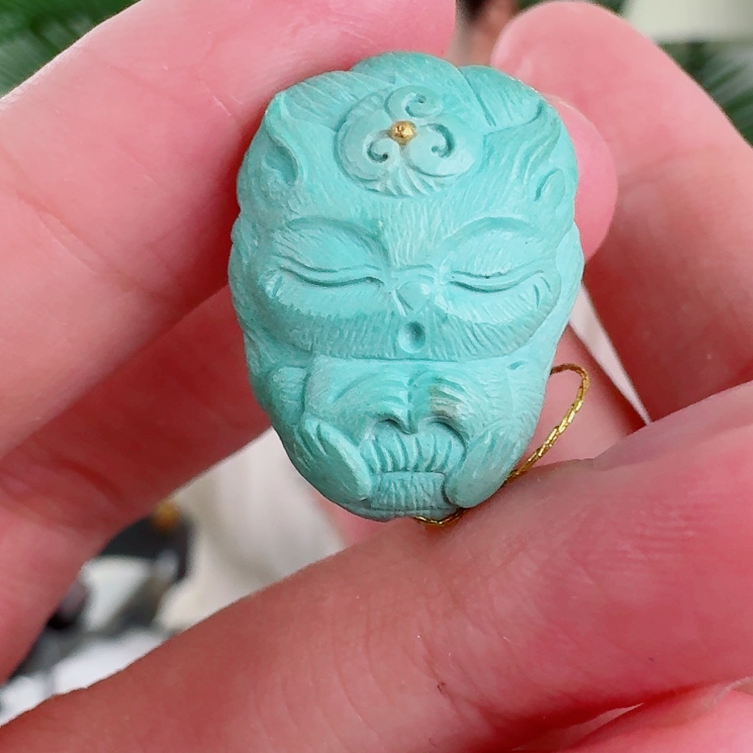 未镶嵌绿松石珠宝奇石