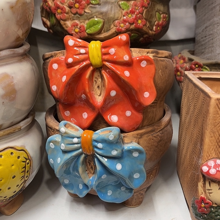 粗陶材质多肉花盆