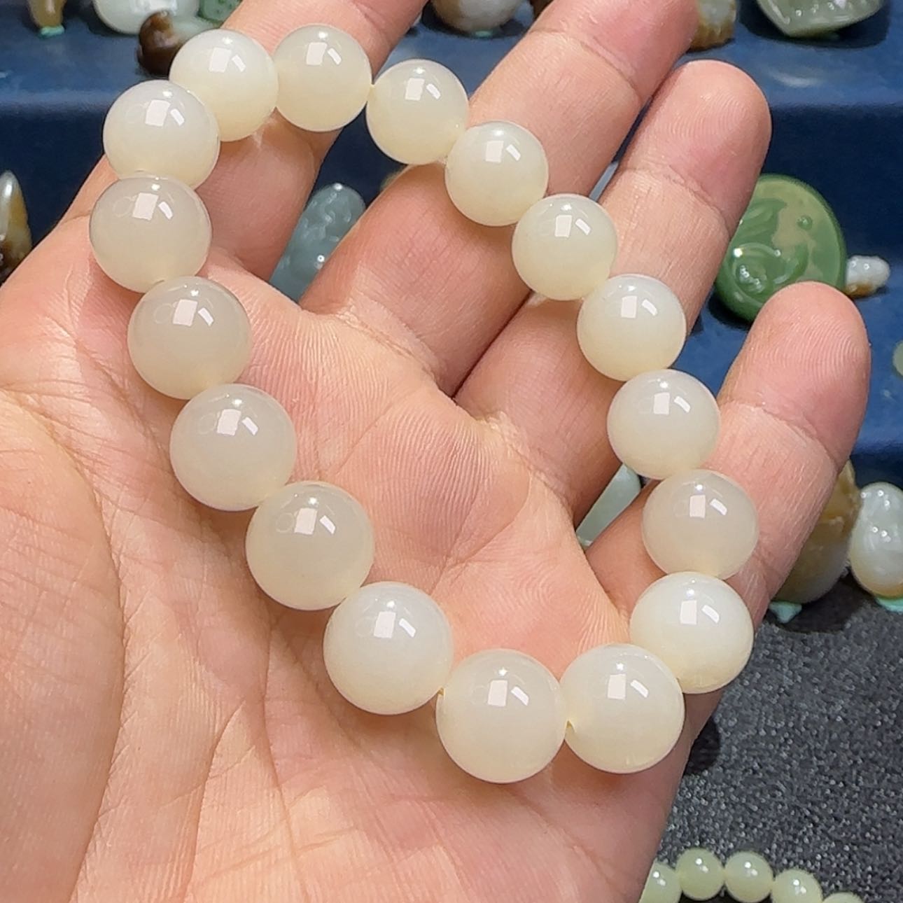 【闪购商品】和田玉手链未镶嵌晚*咯