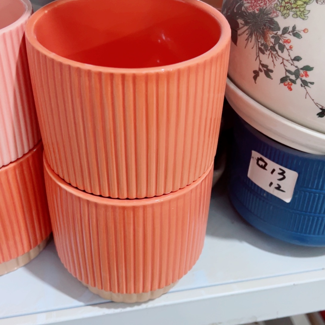 有孔，陶瓷花盆满10米包邮发货