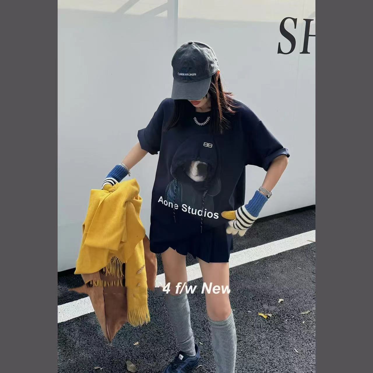 1号链接重工韩版时尚宽松休闲印花T恤裤子80-180斤（按直播间编号）