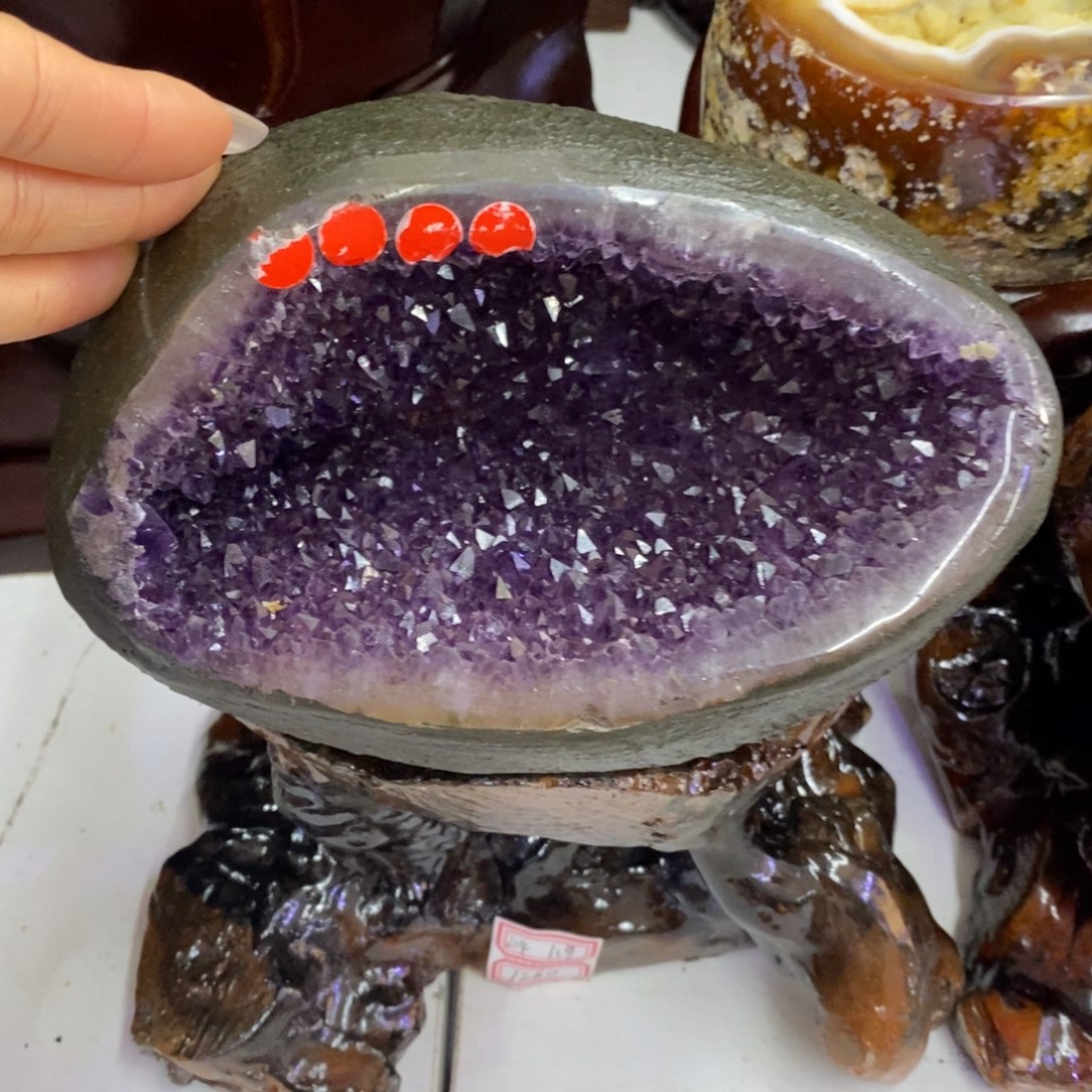 水晶摆件婷未镶嵌