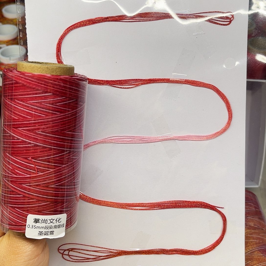 0.35扁蜡线100克圣诞雪