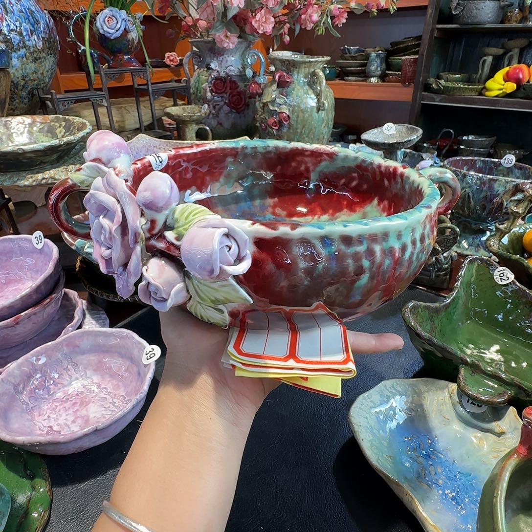 忽***歌预售纯手工咖啡杯盘碗