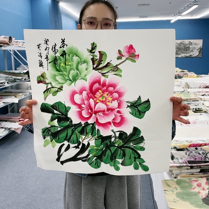 国画纯手绘国画作品