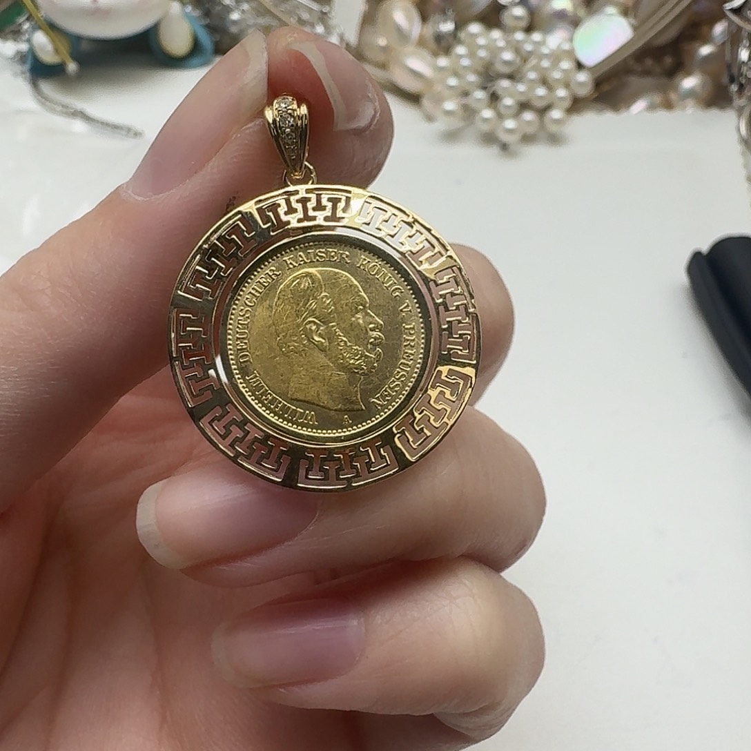 未镶嵌钻石颈饰成品