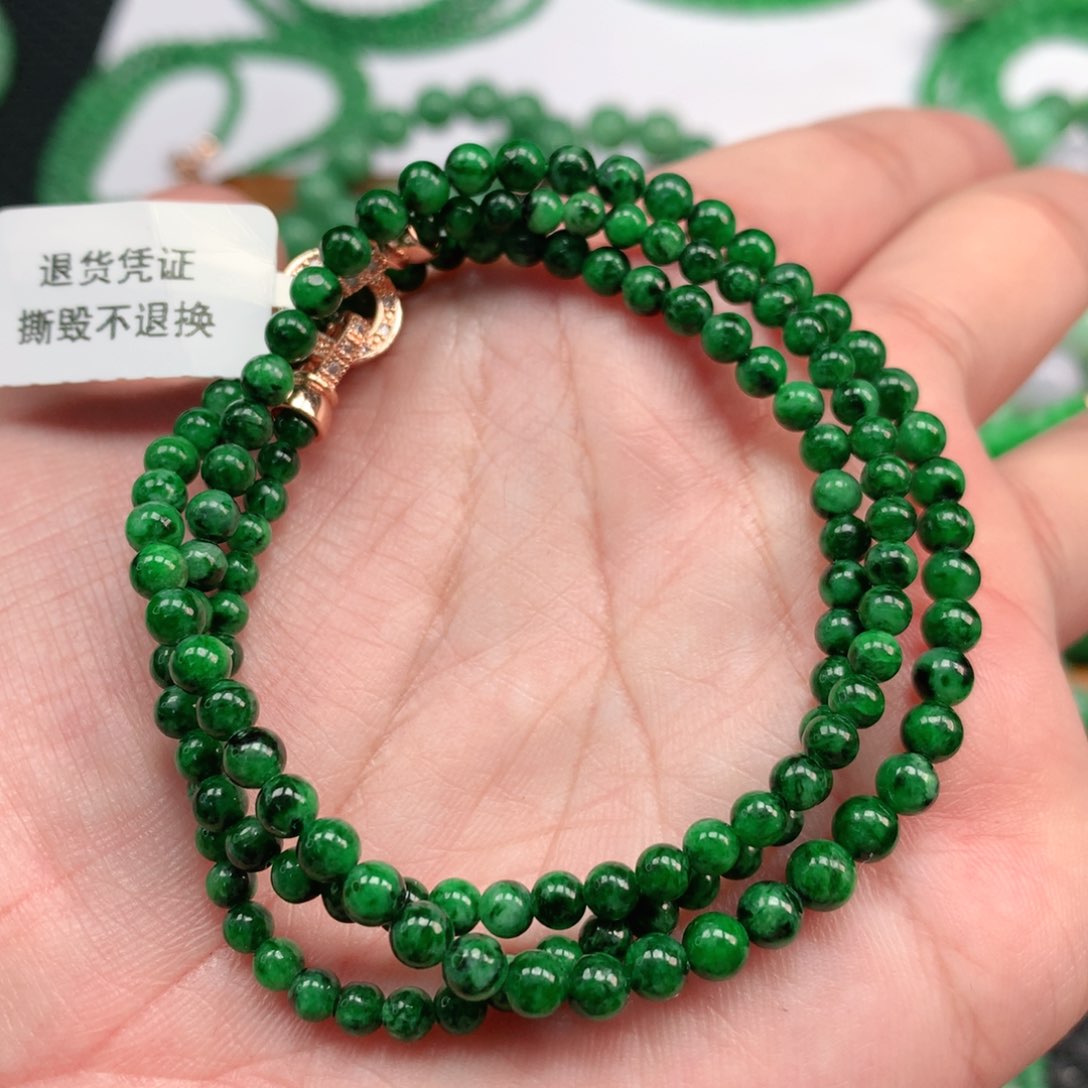 翡翠手链未镶嵌翡翠