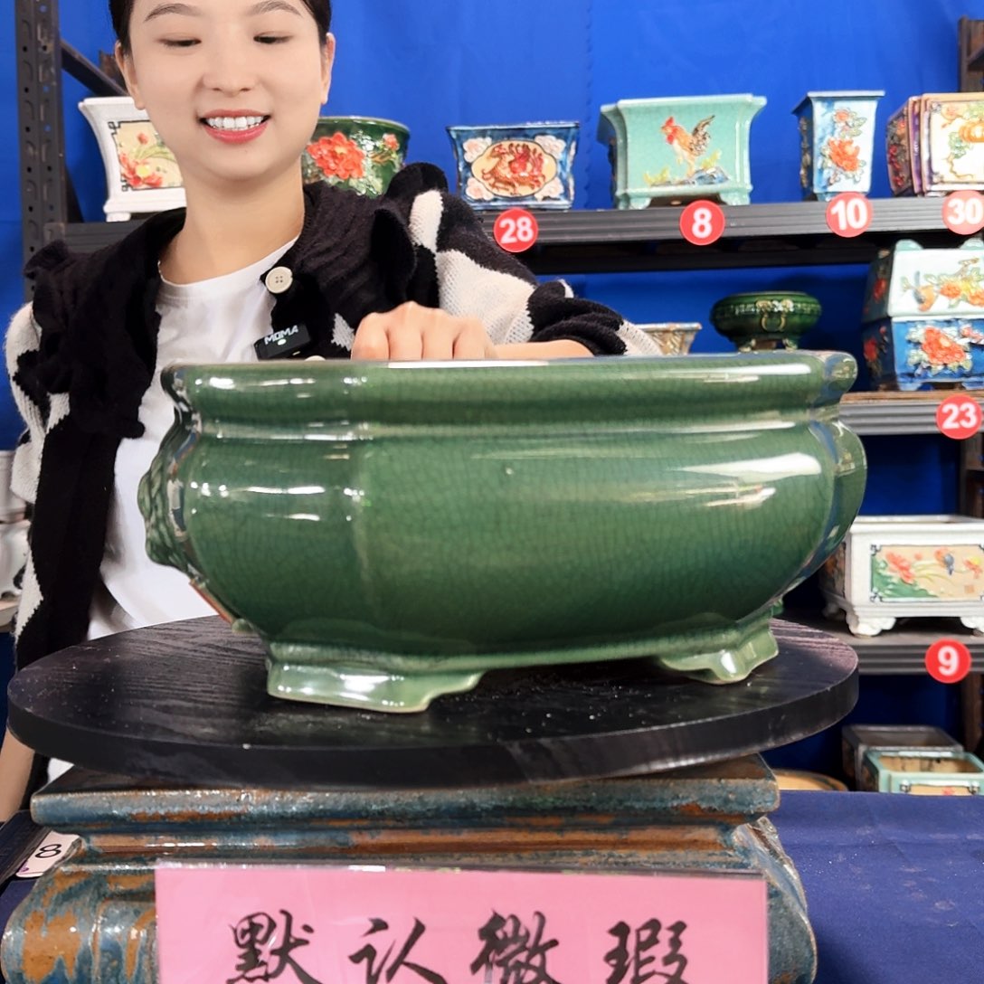 ༺***༻533玉绿微暇外口30内深11