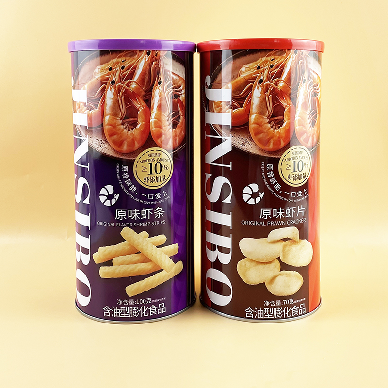 金斯泊原味虾片虾条经典怀旧儿时小吃膨化休闲追剧解馋网红小零食