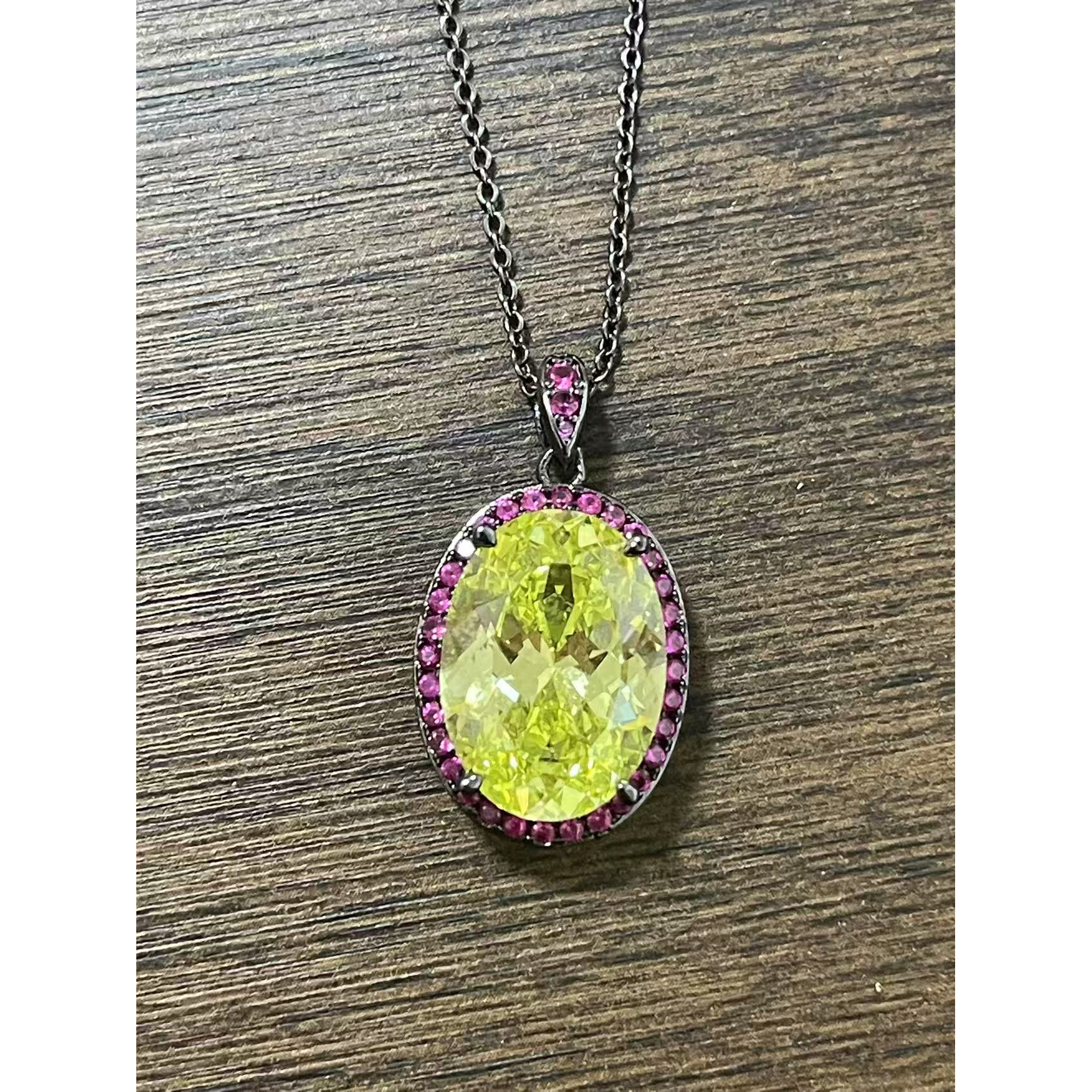 吊坠 福玺甄选绿圆吊坠4369