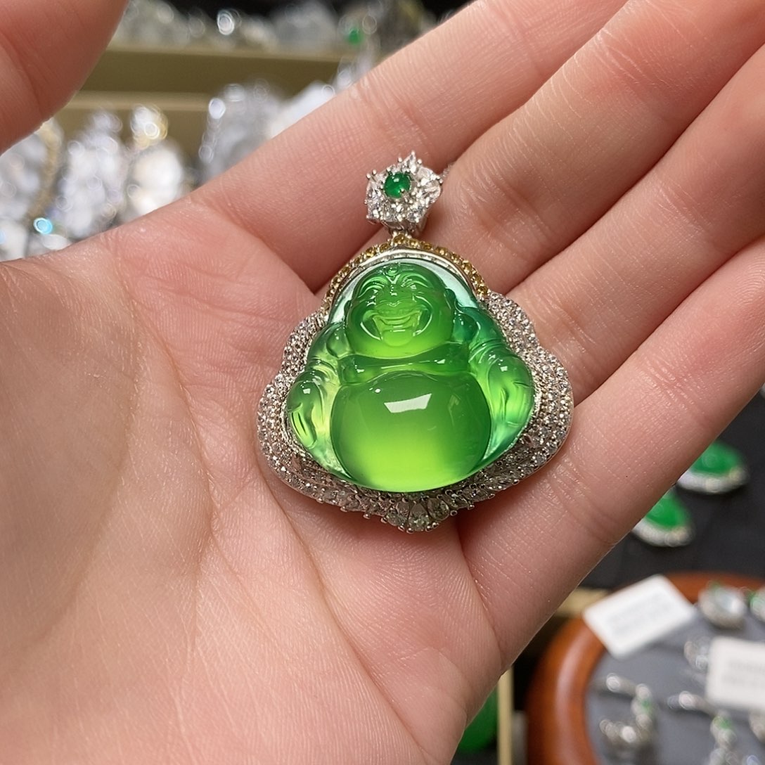 石英质玉颈饰银S925镶嵌弓****~琳@@A000066