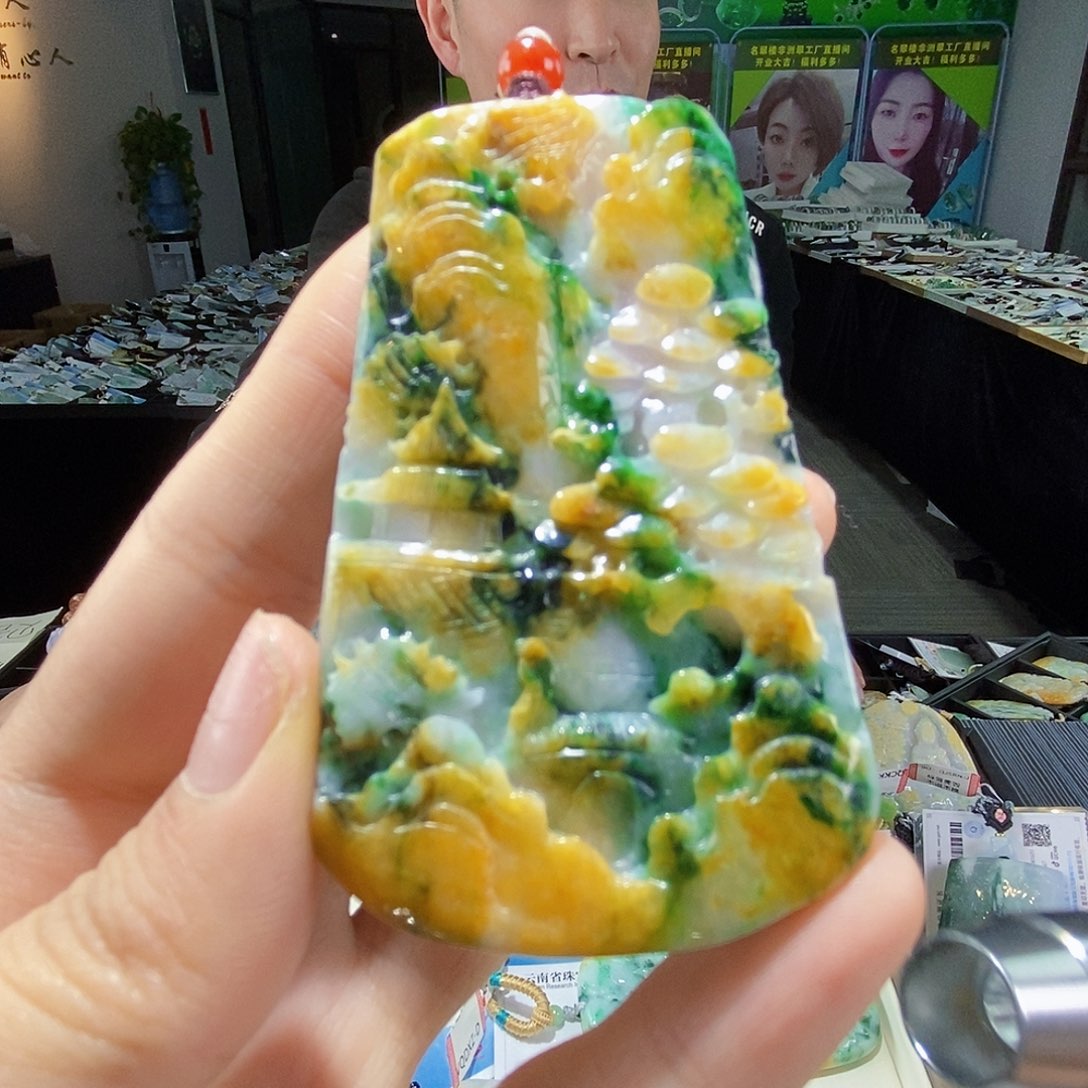 颈饰未镶嵌翡翠翡翠