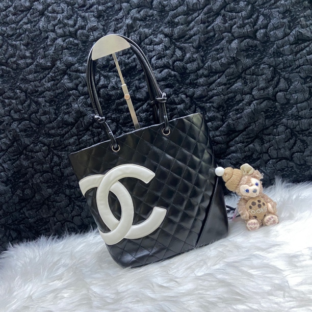 95新 Chanel/香奈儿 香奈儿黑色康鹏单肩包