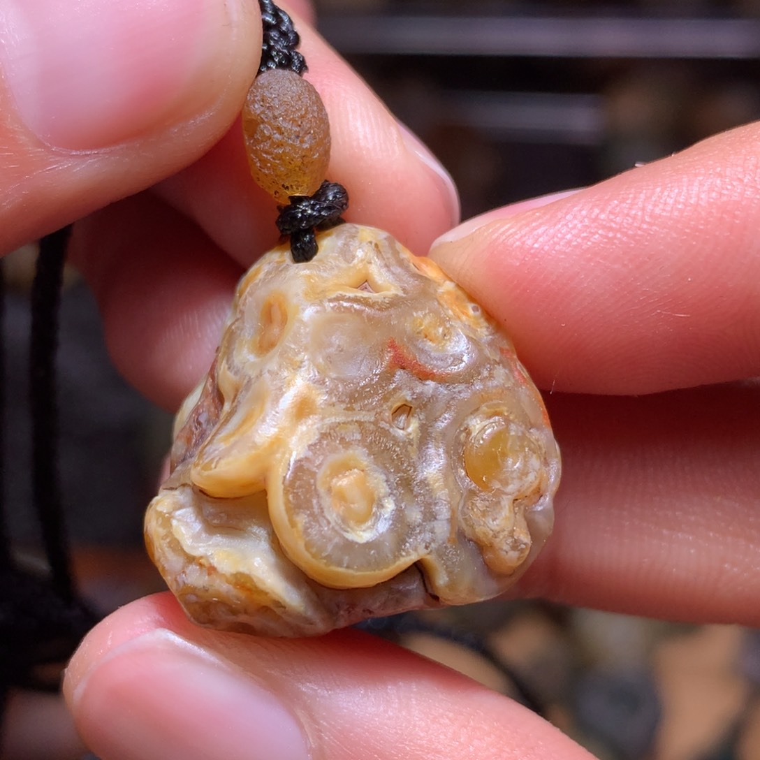 未镶嵌玛瑙/玉髓珠宝半成品