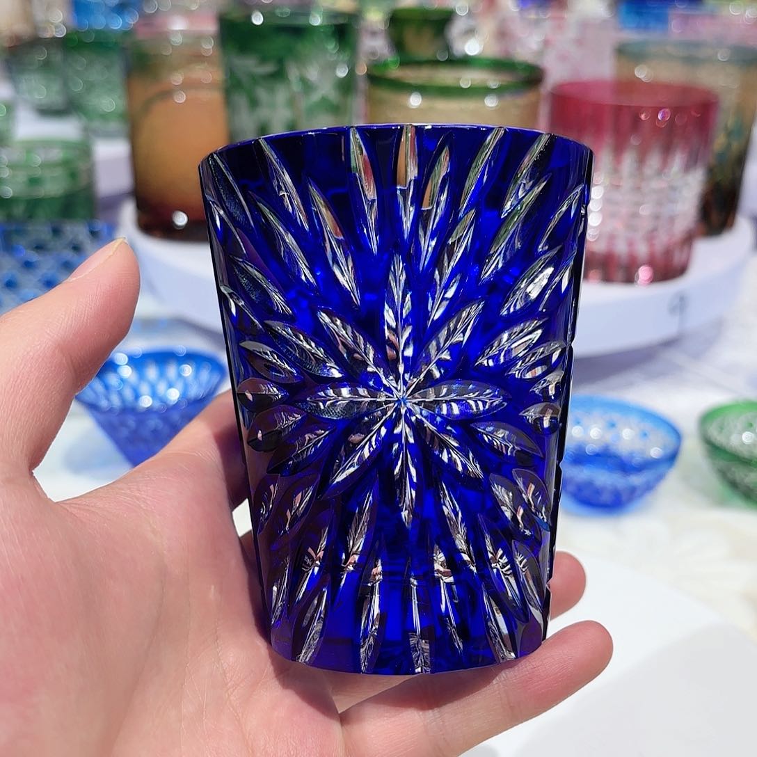 水晶杯水晶花瓶果盘通宝工艺品