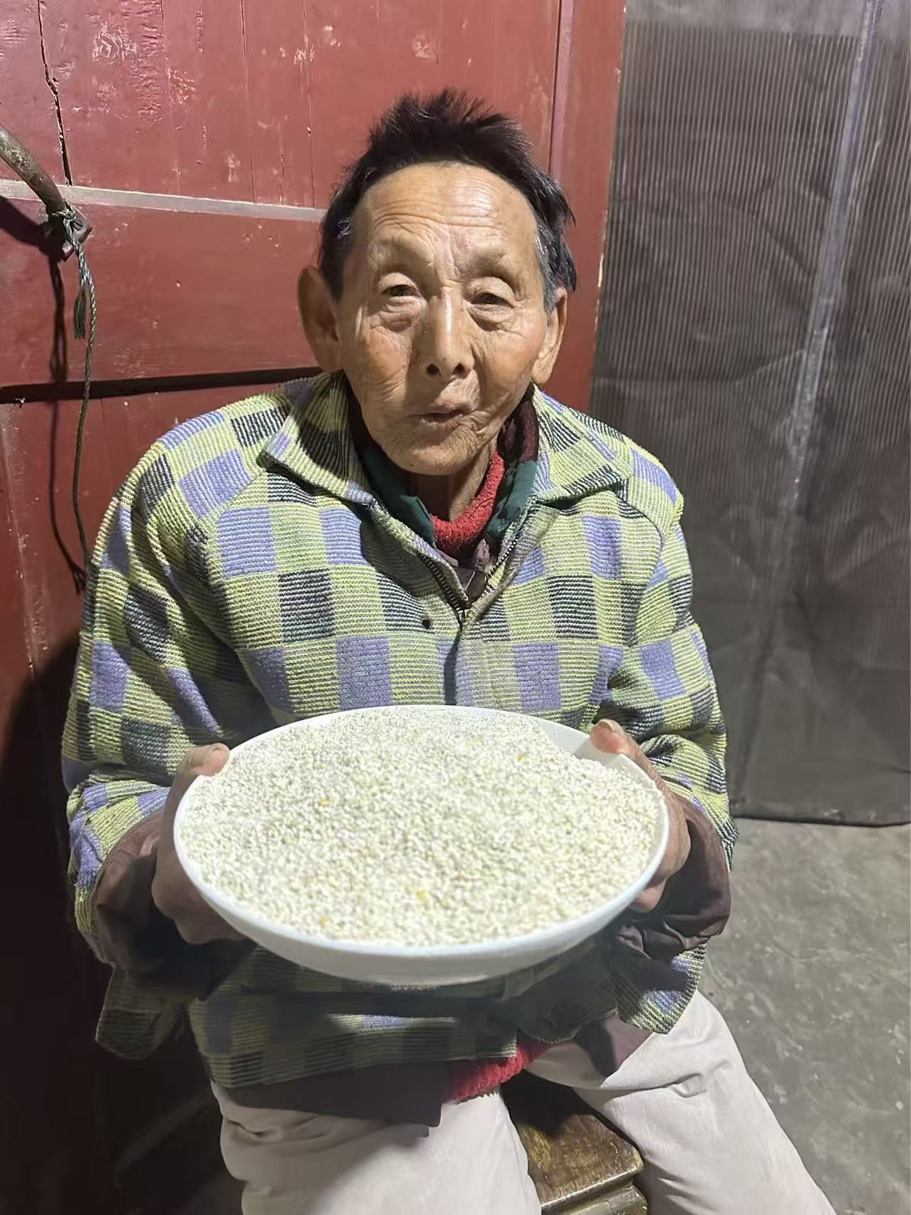 农家肥自种老品种糙米粗粮大麦糁子