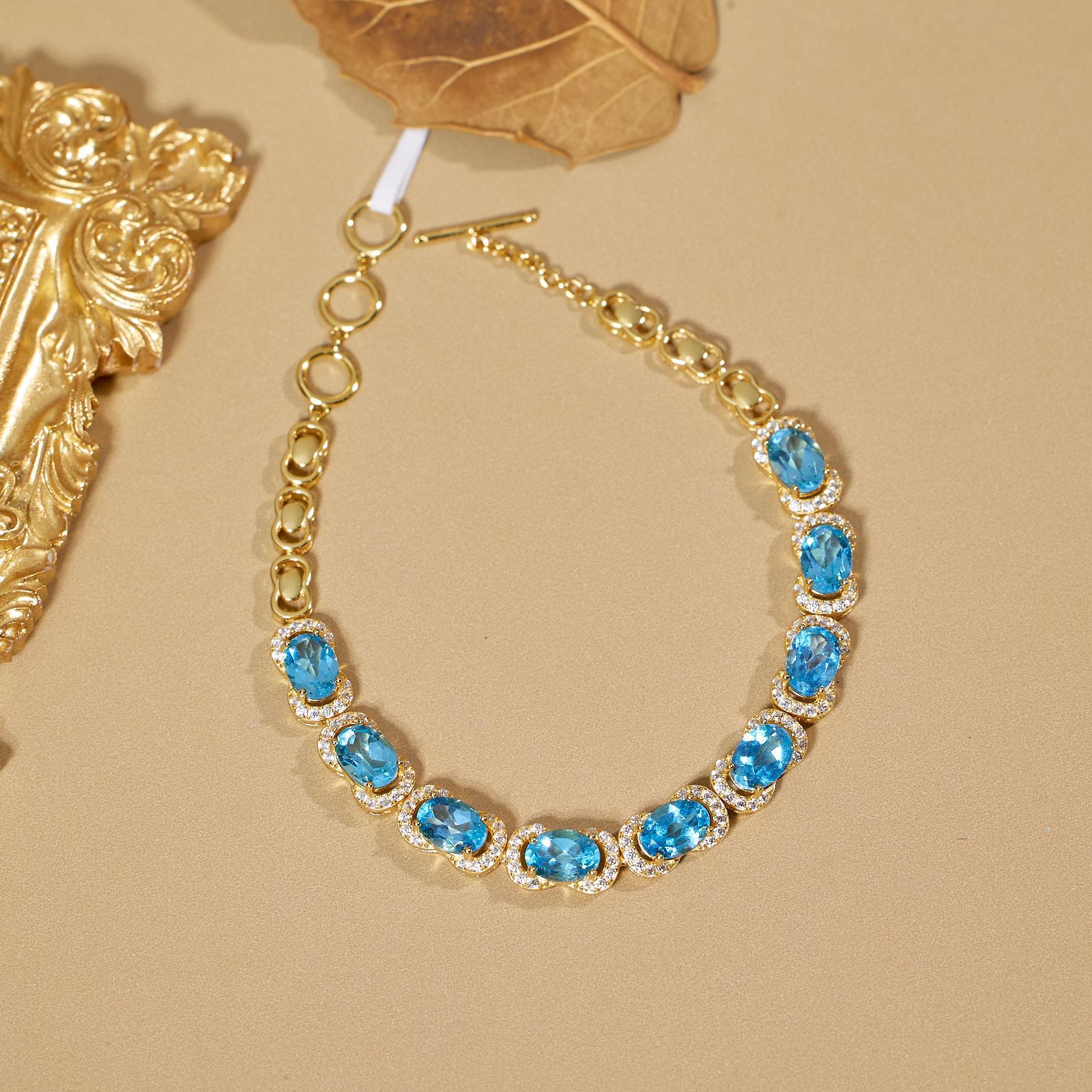 【歪歪】托帕石手链*（多样性发一）XB-J1908