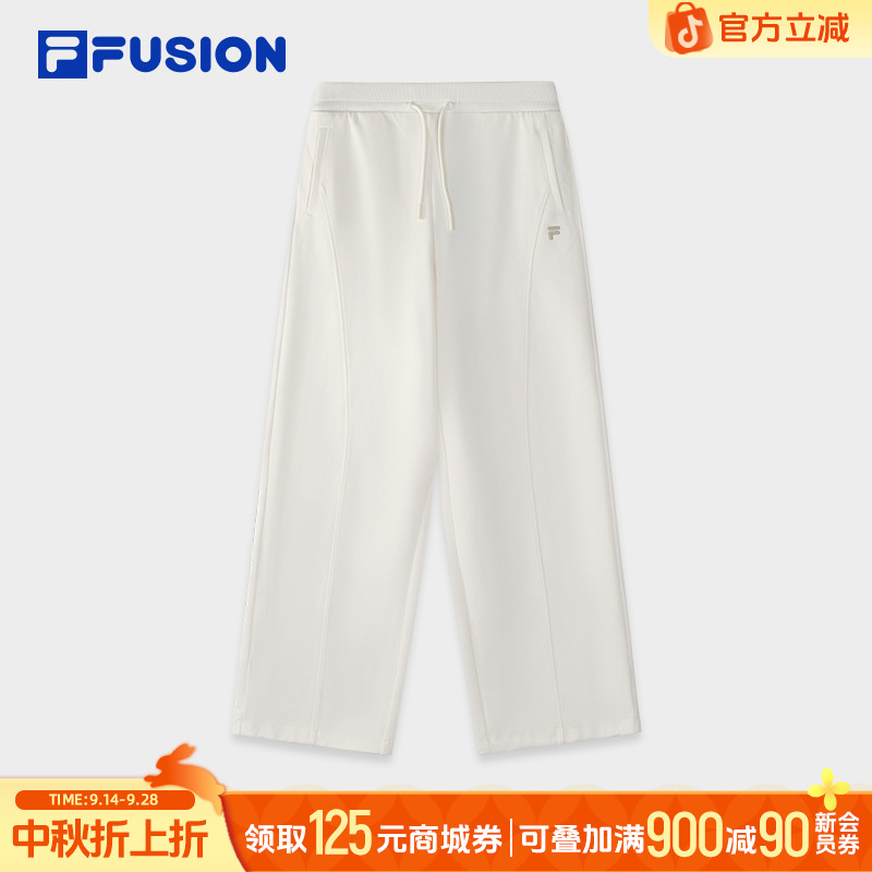 斐乐潮牌【显瘦运动直筒裤】女款秋季时尚简约宽松遮肉T11W545608