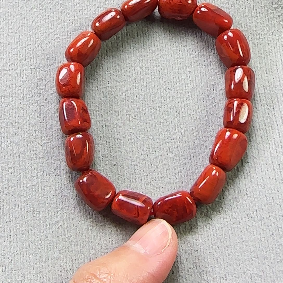 划****南红玛瑙未镶嵌珠宝奇石原矿9mm