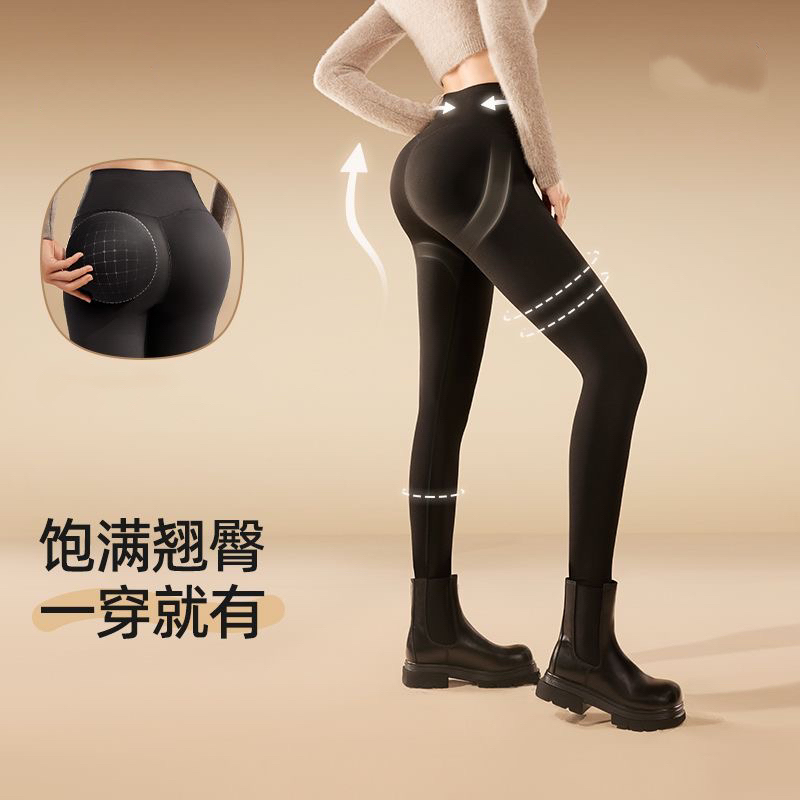 5AAA鲨鱼裤女外穿收腹丰臀裤翘臀塑形打底裤高腰提臀裤塑身蜜桃臀