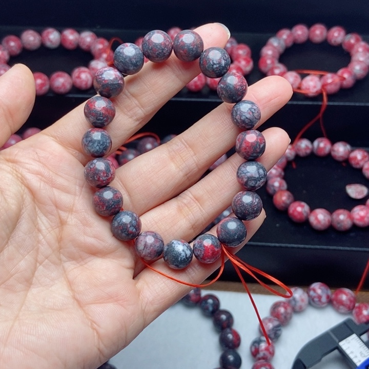 天然辰砂朱砂原石卡10