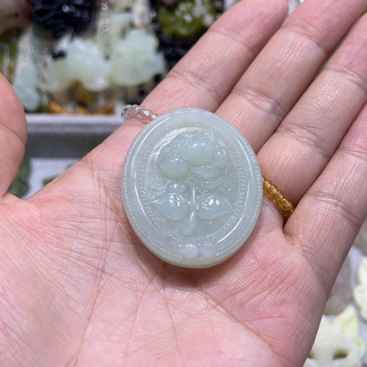 【闪购商品】岫玉颈饰未镶嵌61吊坠