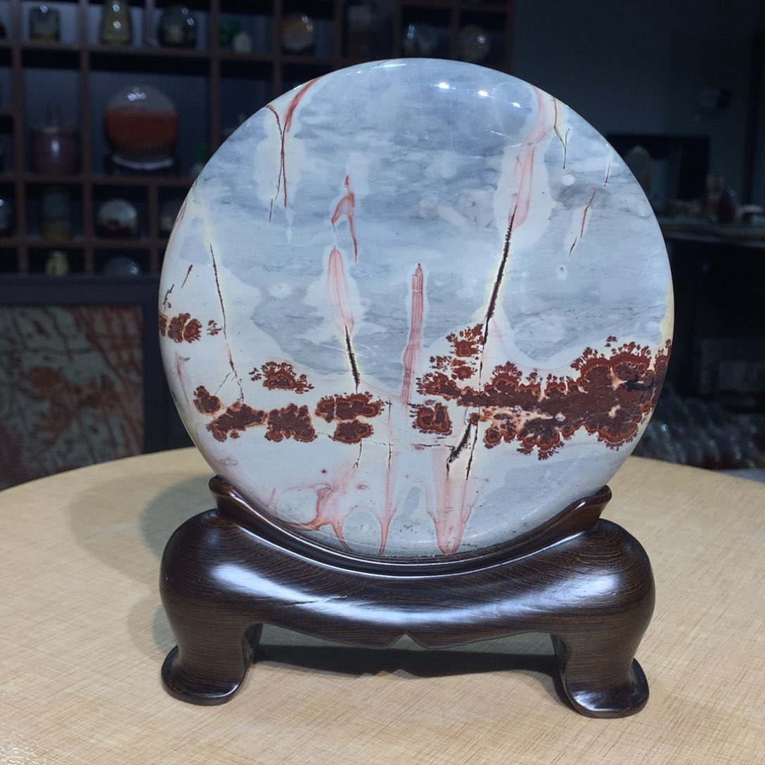 紫砂广西国画石，收藏观赏永****司