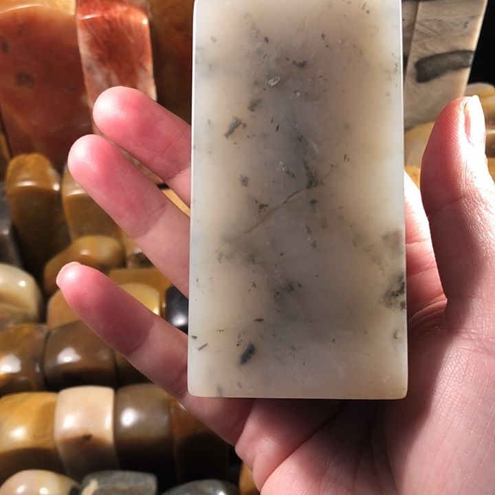 自***风昌化石印石昌化冻地印章
